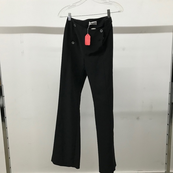 Black Button Up Pants - Picture 1 of 3